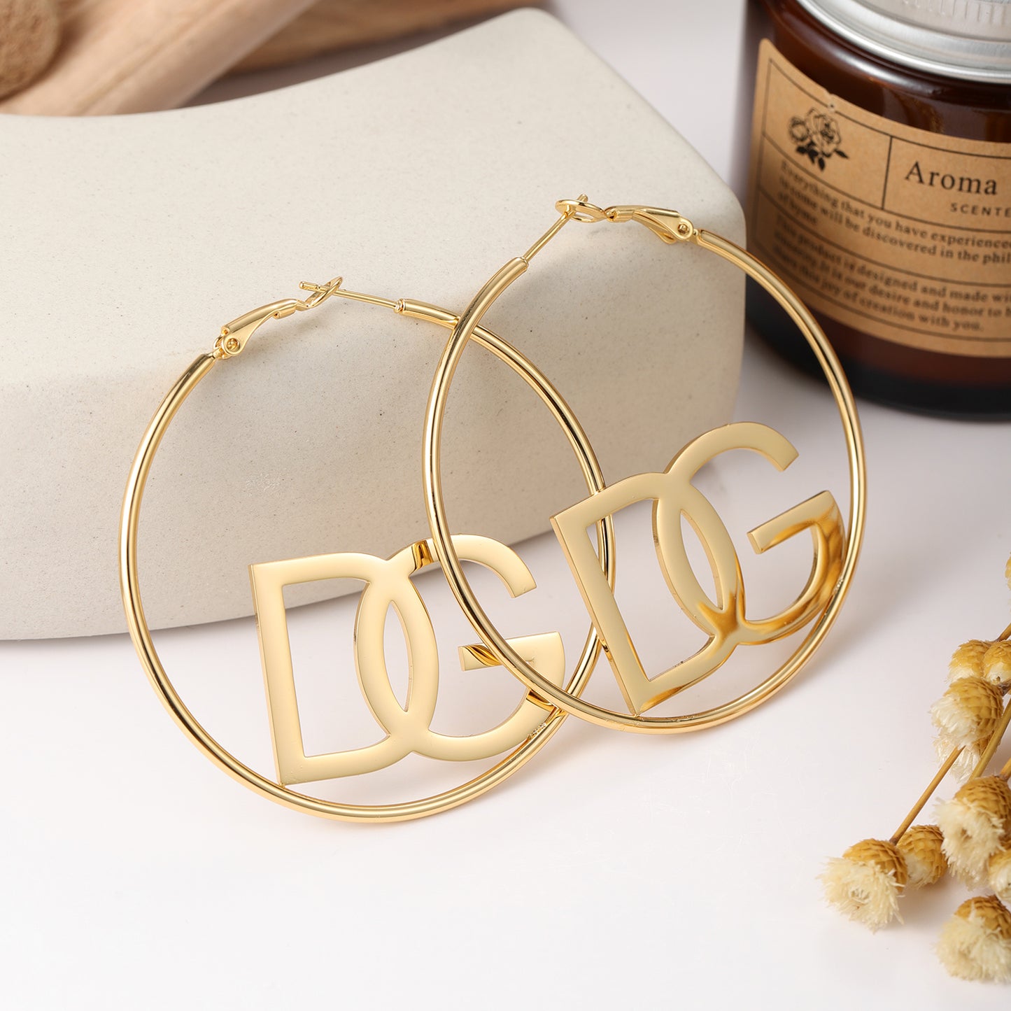 DG Handmade Hoop Earrings