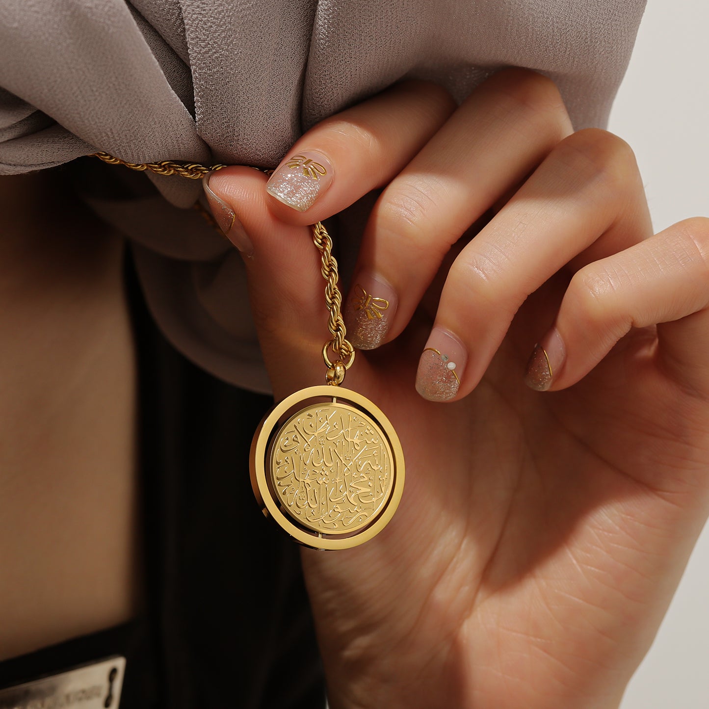 Ayatul Kursi Rotate Necklace