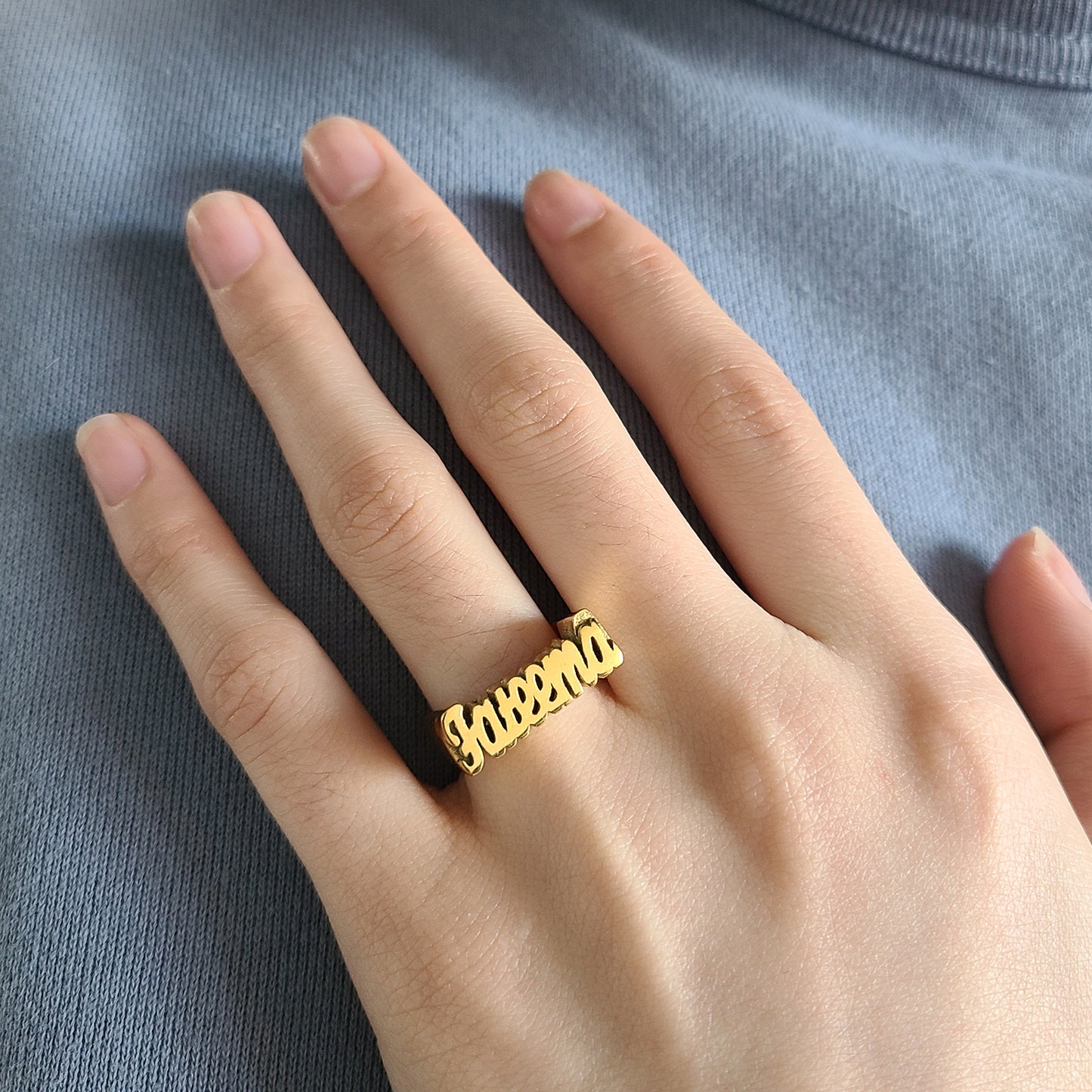 3D Name Ring