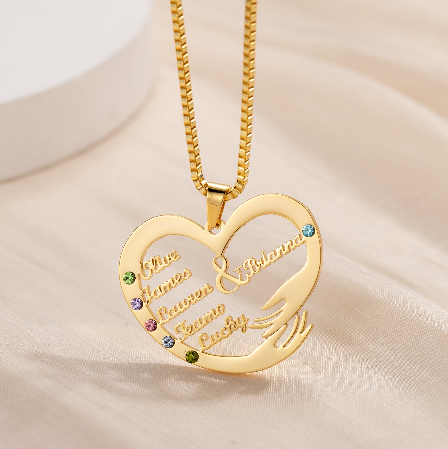 Family Member Name Necklace