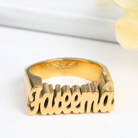 3D Name Ring