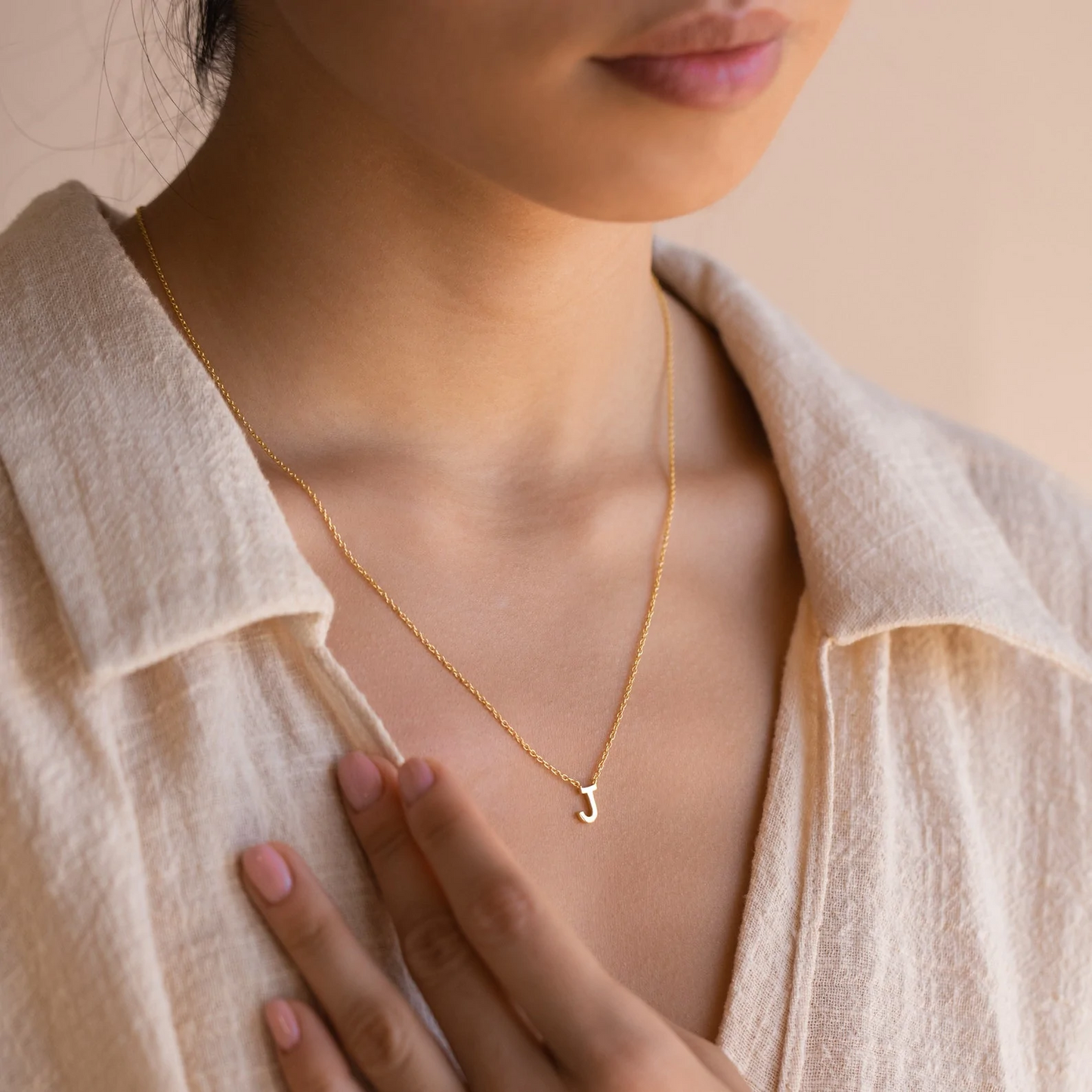 Dainty Initial Necklace